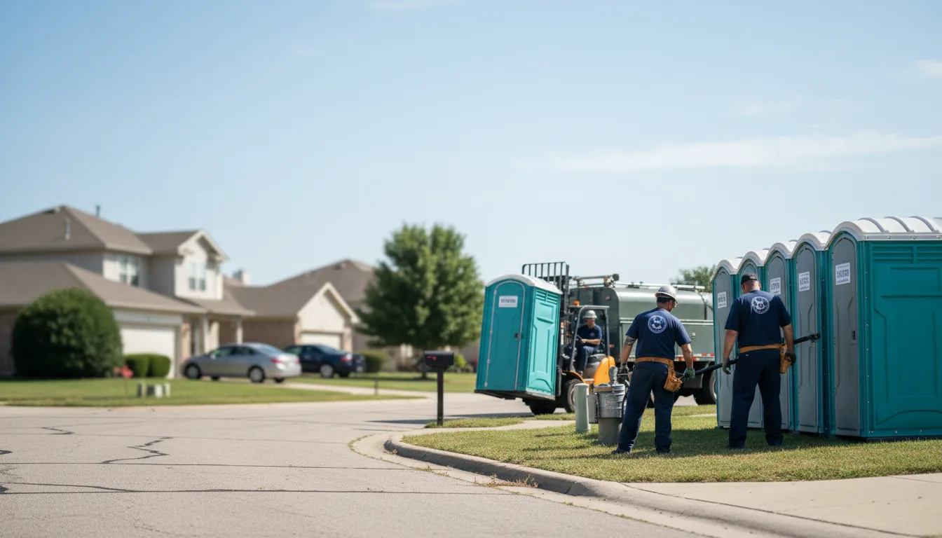 Porta Potty Rental in Poteau, OK near me
